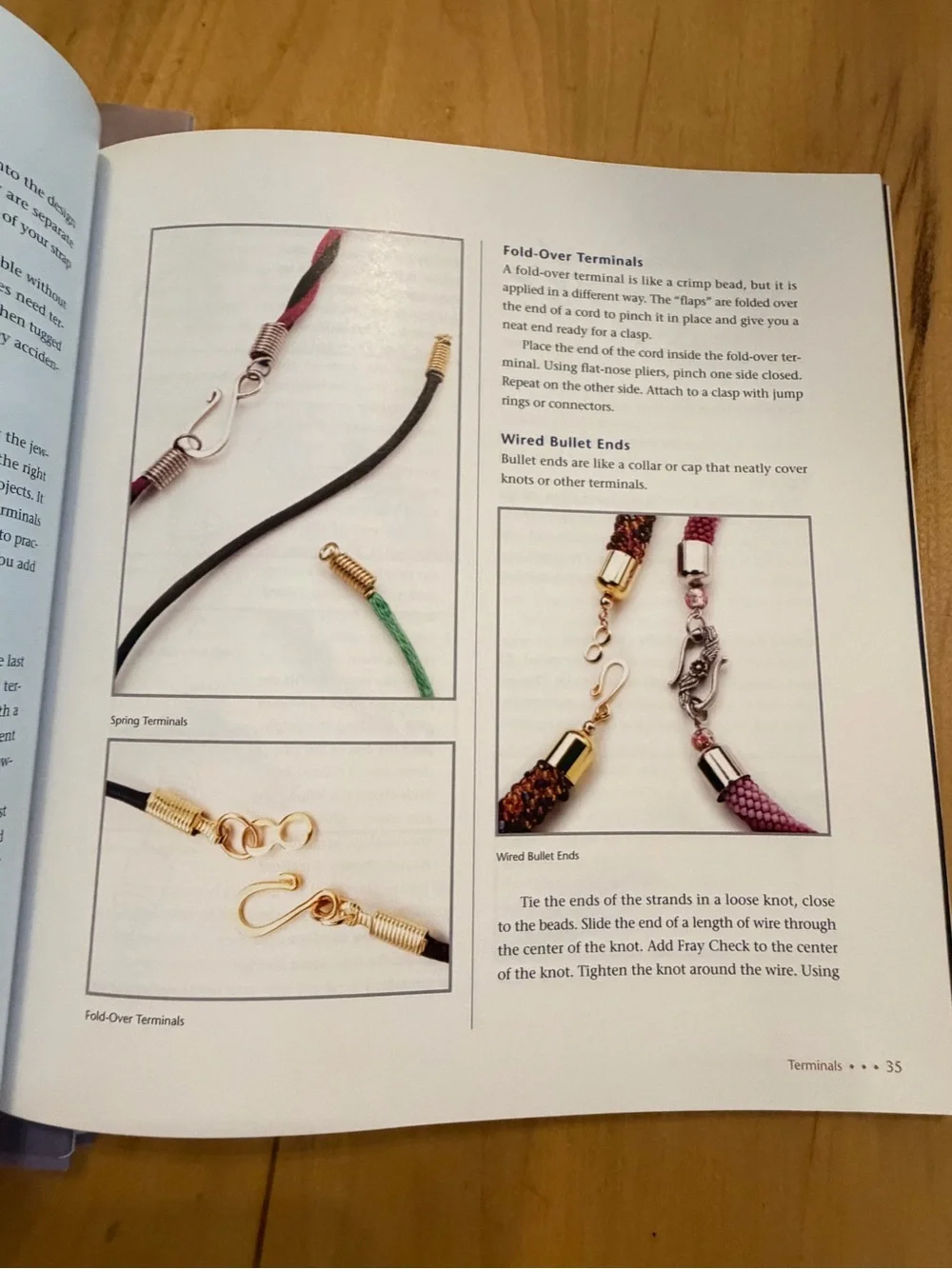 Beading Jewelry Making Book Lot Wire Jewelry Findings Finishings Beadwork 2 Book